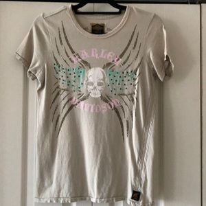 Trunk Harley Davidson sz XL Swarovski tee